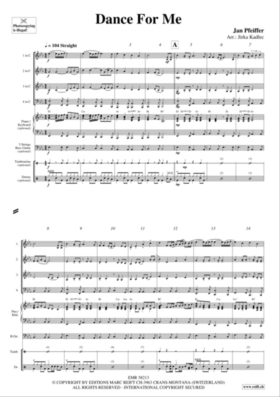 Dance For Me Dance For Me Score scores gallery preview page 4