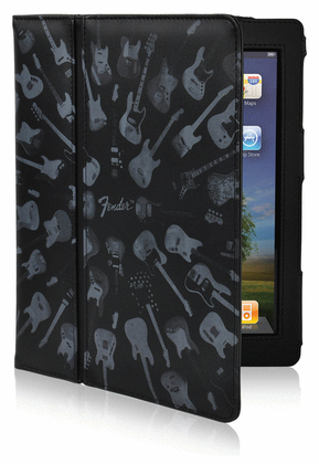 Fender iPad Protective Black Guitar Army Folio