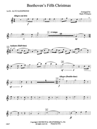 Beethoven's Fifth Christmas: E-flat Alto Saxophone