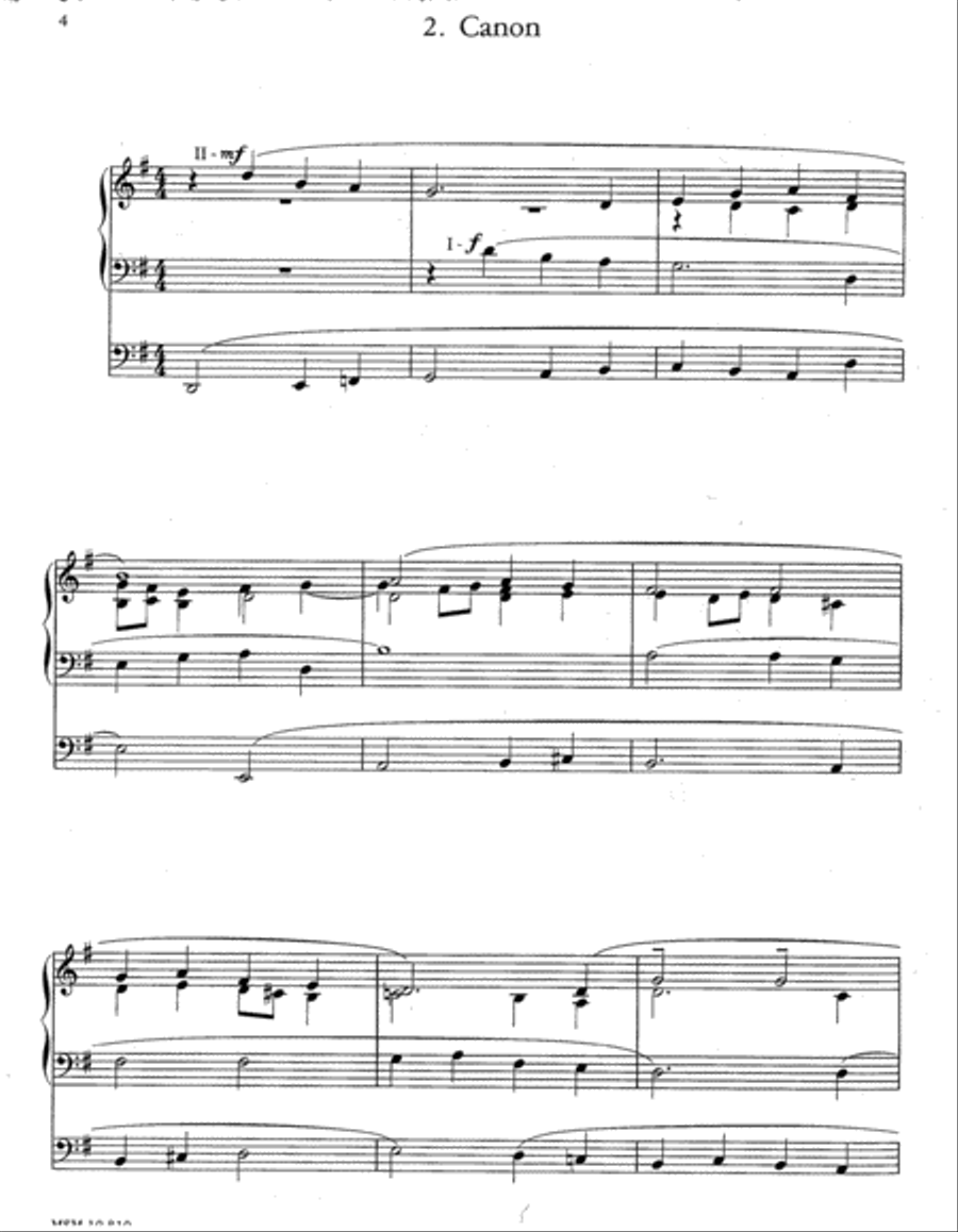 Variations on Sine Nomine Organ scores gallery preview page 3