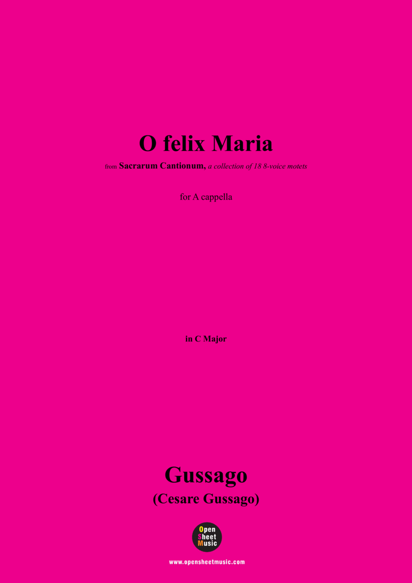 Gussago-O felix Maria,for A cappella image number null