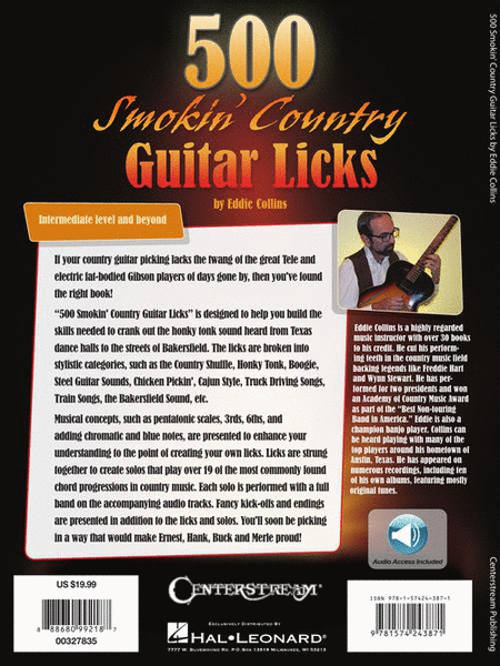 500 Smokin' Country Guitar Licks image number null