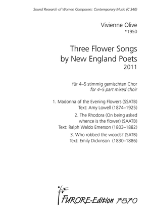 Three Flower Songs by New England Poets (2011)