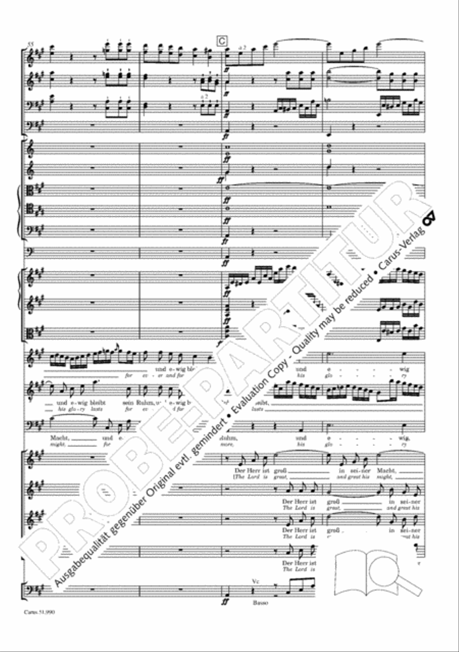 The Creation (Die Schopfung) 4-Part scores gallery preview page 185