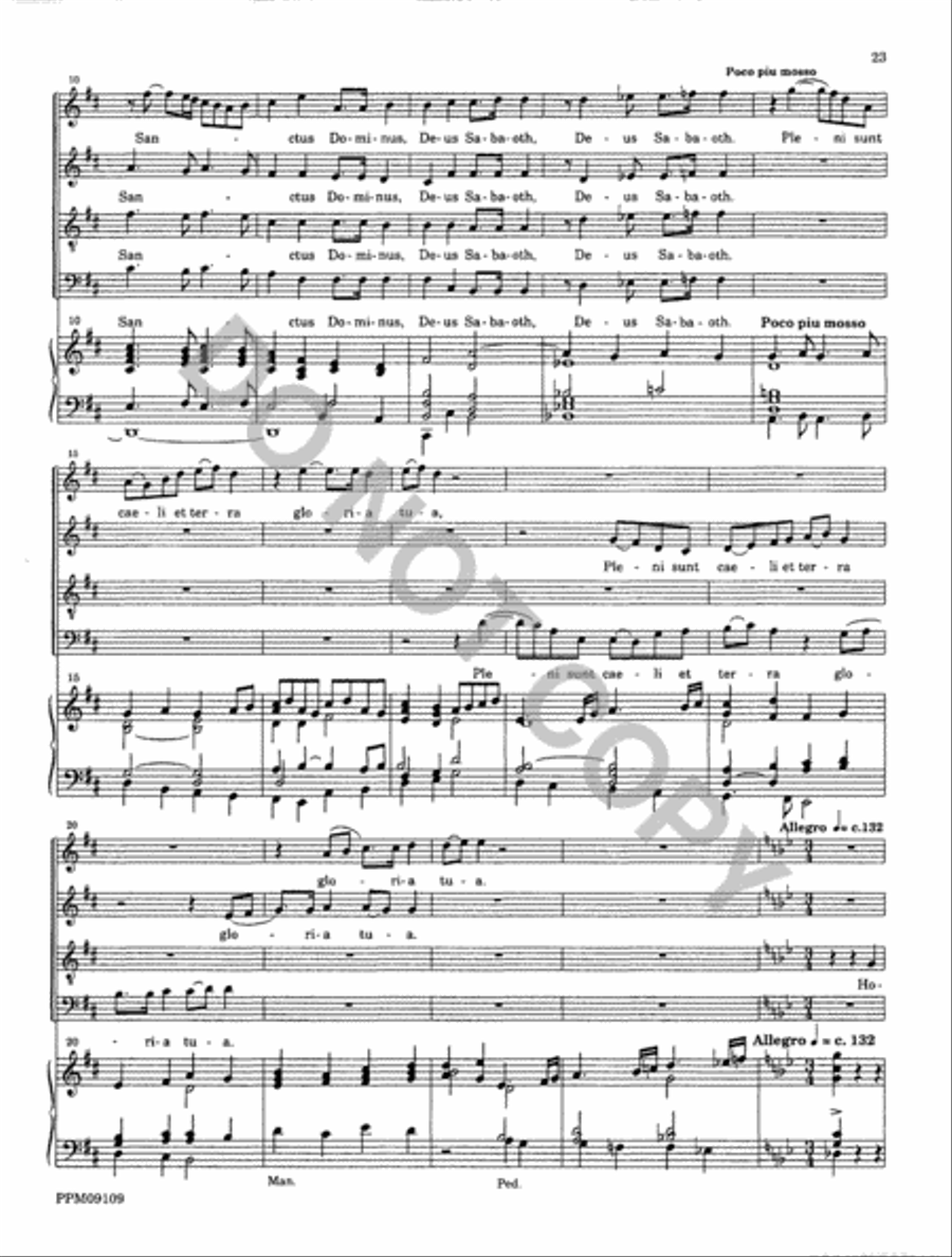 Missa Matris Dei 4-Part scores gallery preview page 24