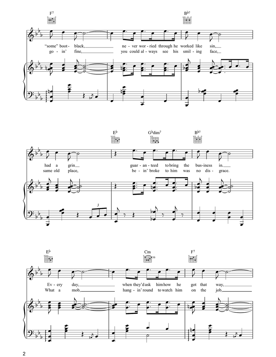 Shine Piano, Vocal, Guitar scores gallery preview page 2