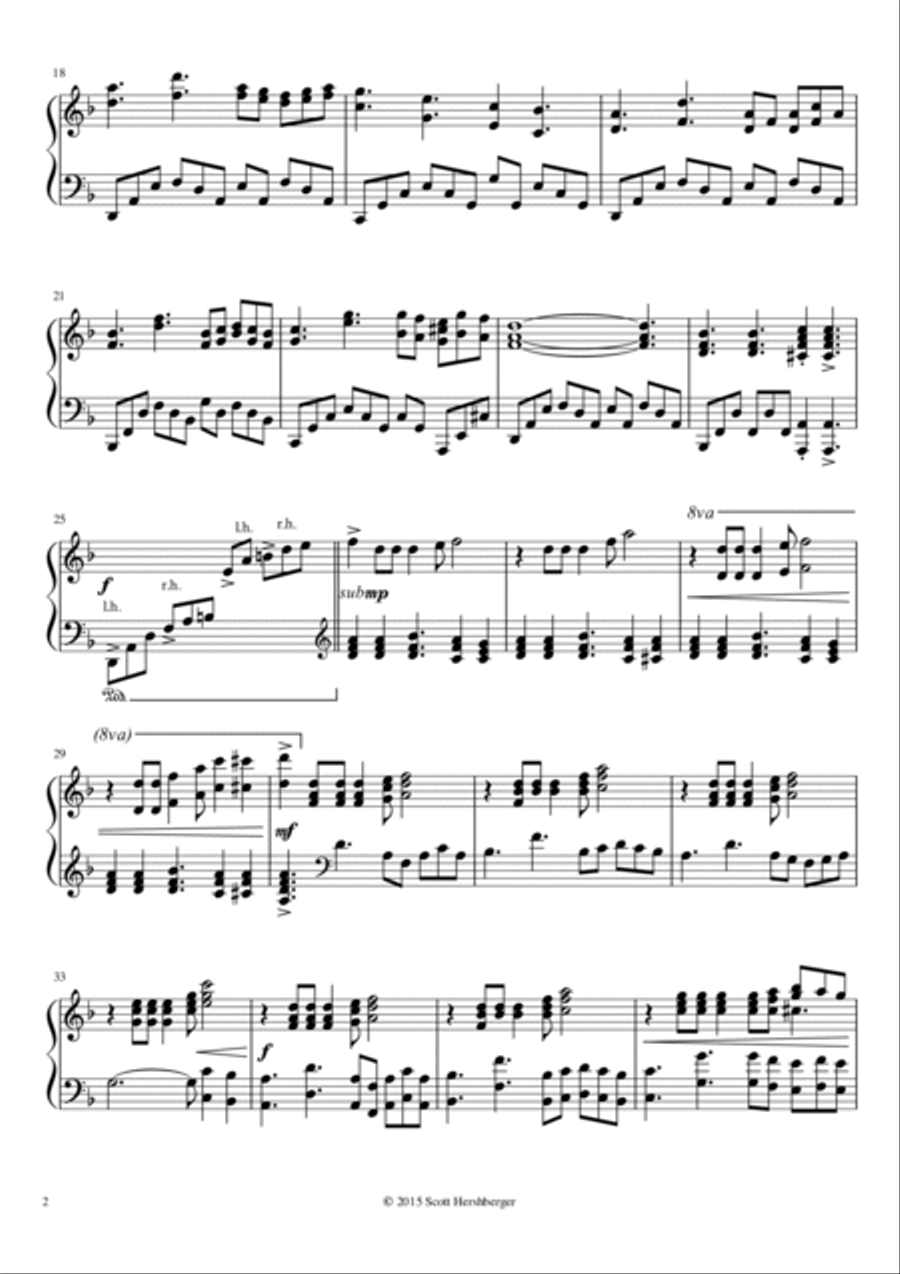 Whirlwind in the Night Piano Solo scores gallery preview page 2