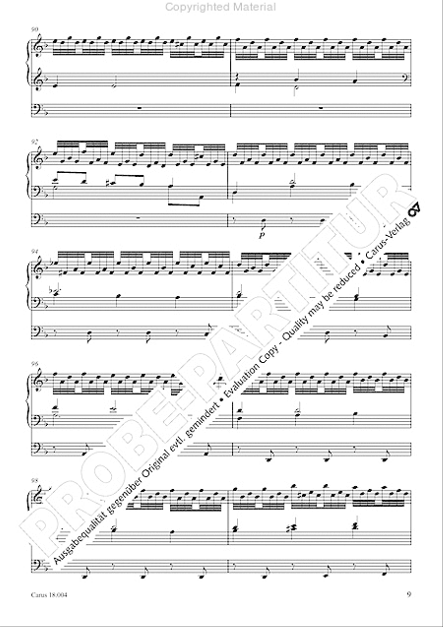 Chaconne Organ scores gallery preview page 11