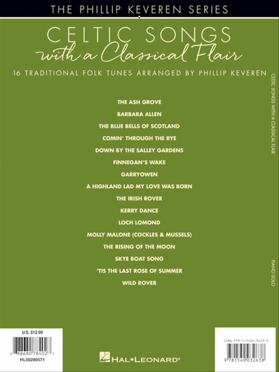 Celtic Songs with a Classical Flair Piano Solo scores gallery preview page 6