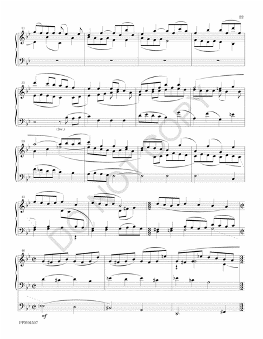 Charles Wesley Organbook Organ scores gallery preview page 28