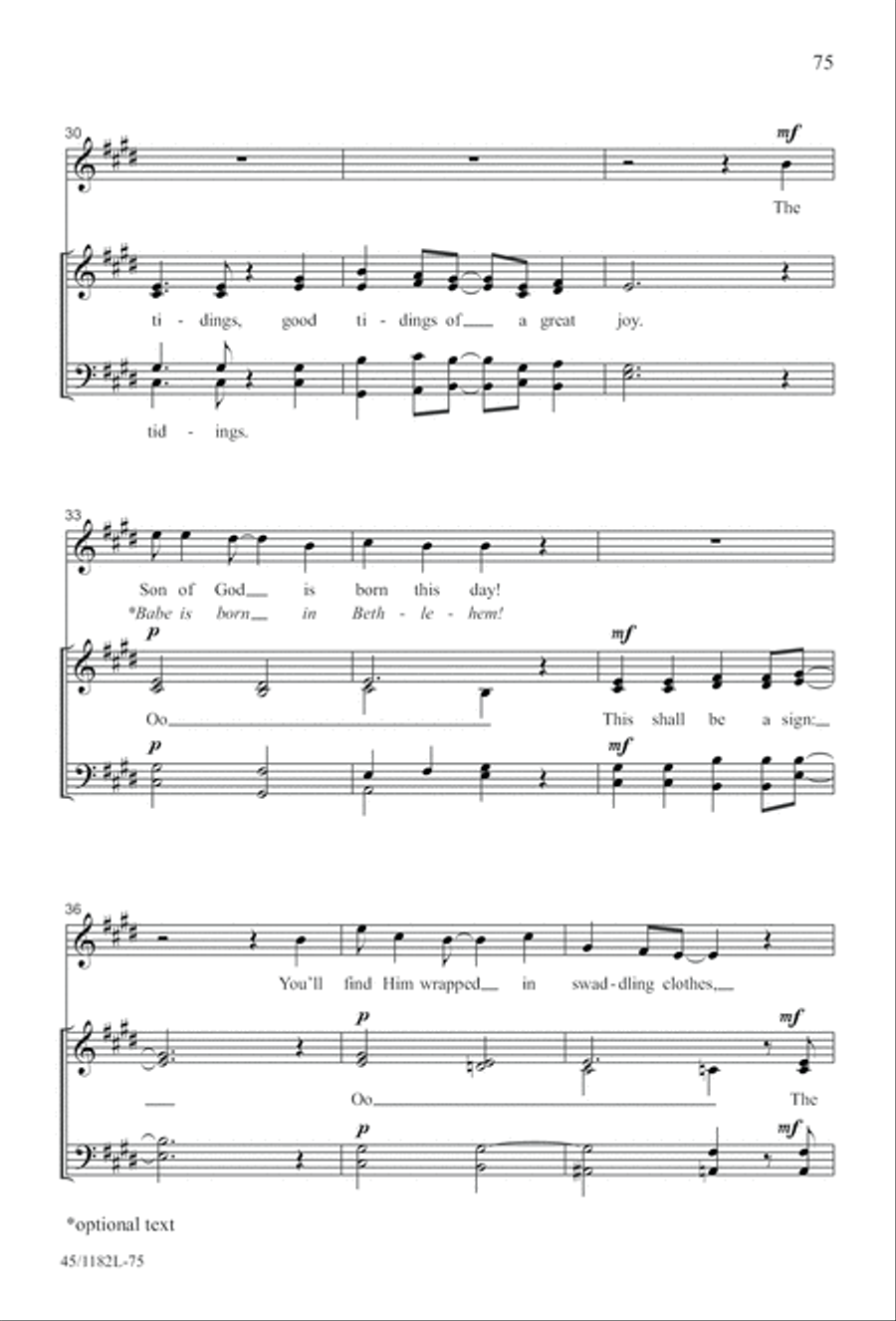 All Around A Cappella 4-Part scores gallery preview page 75