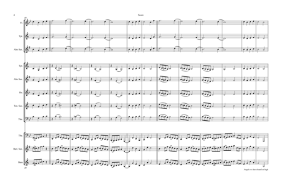 Angels we have heard on high - TUBA & Kids Woodwind Trio scores gallery preview page 4