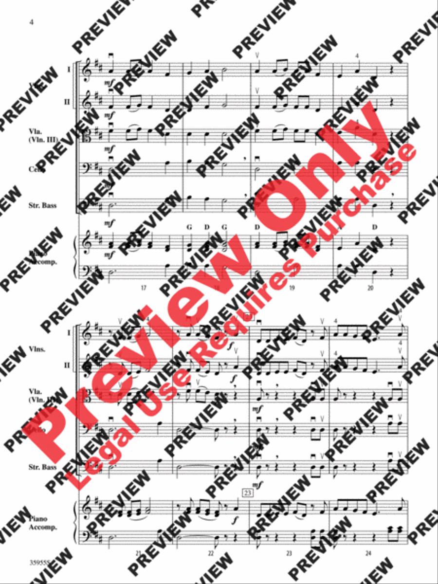 It's Holiday Time It's Holiday Time String Orchestra scores gallery preview page 5