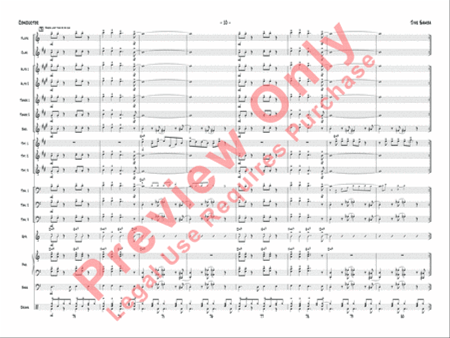 Jive Samba Jazz Ensemble scores gallery preview page 13