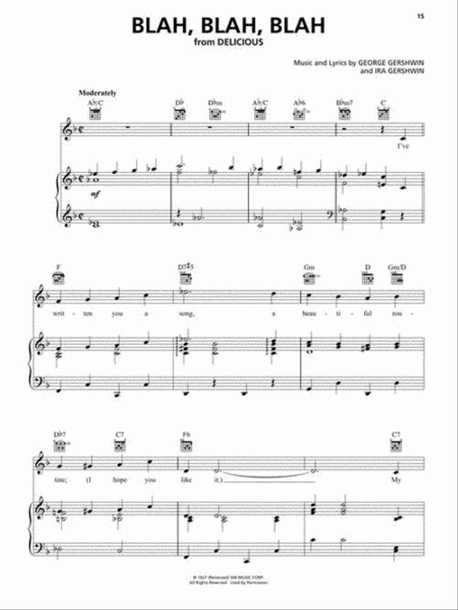 The Gershwin Songbook The Gershwin Songbook Piano, Vocal, Guitar scores gallery preview page 8