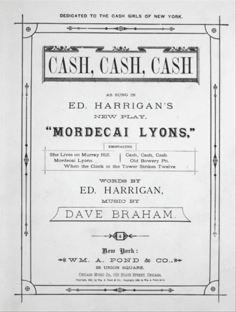 Cash, Cash, Cash Voice scores gallery preview page 1