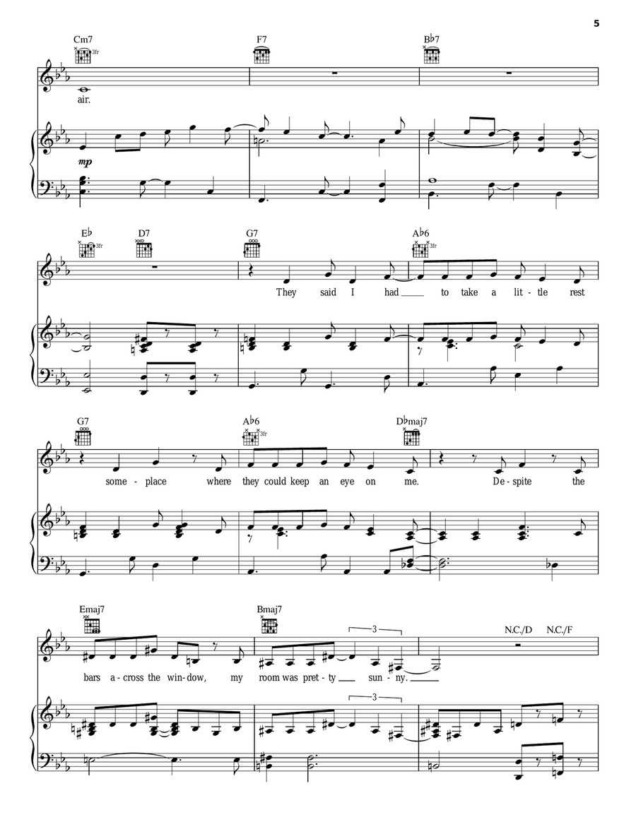 Invisible (from Women On The Verge Of A Nervous Breakdown ) Acoustic Guitar scores gallery preview page 5