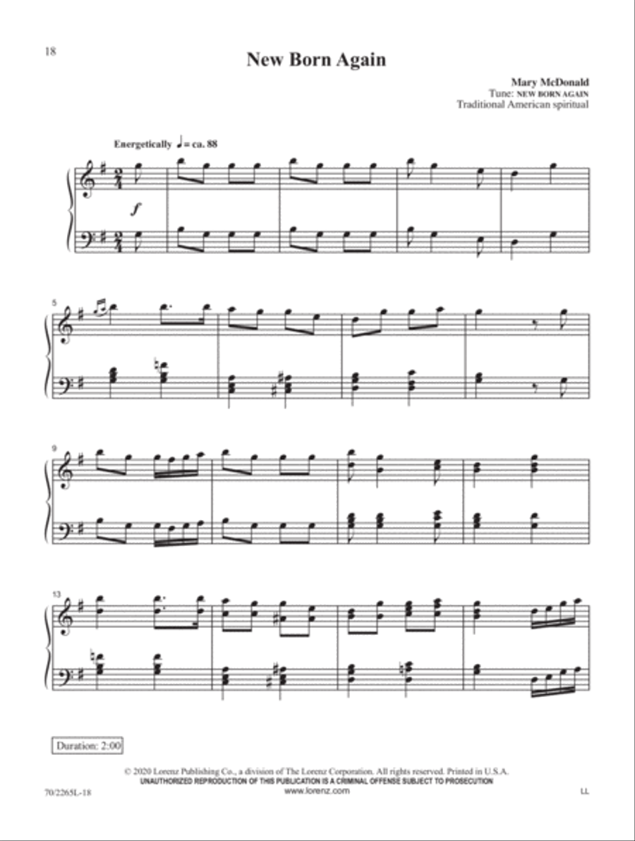Wonderful Hymns of Life Wonderful Hymns of Life Piano Solo scores gallery preview page 6