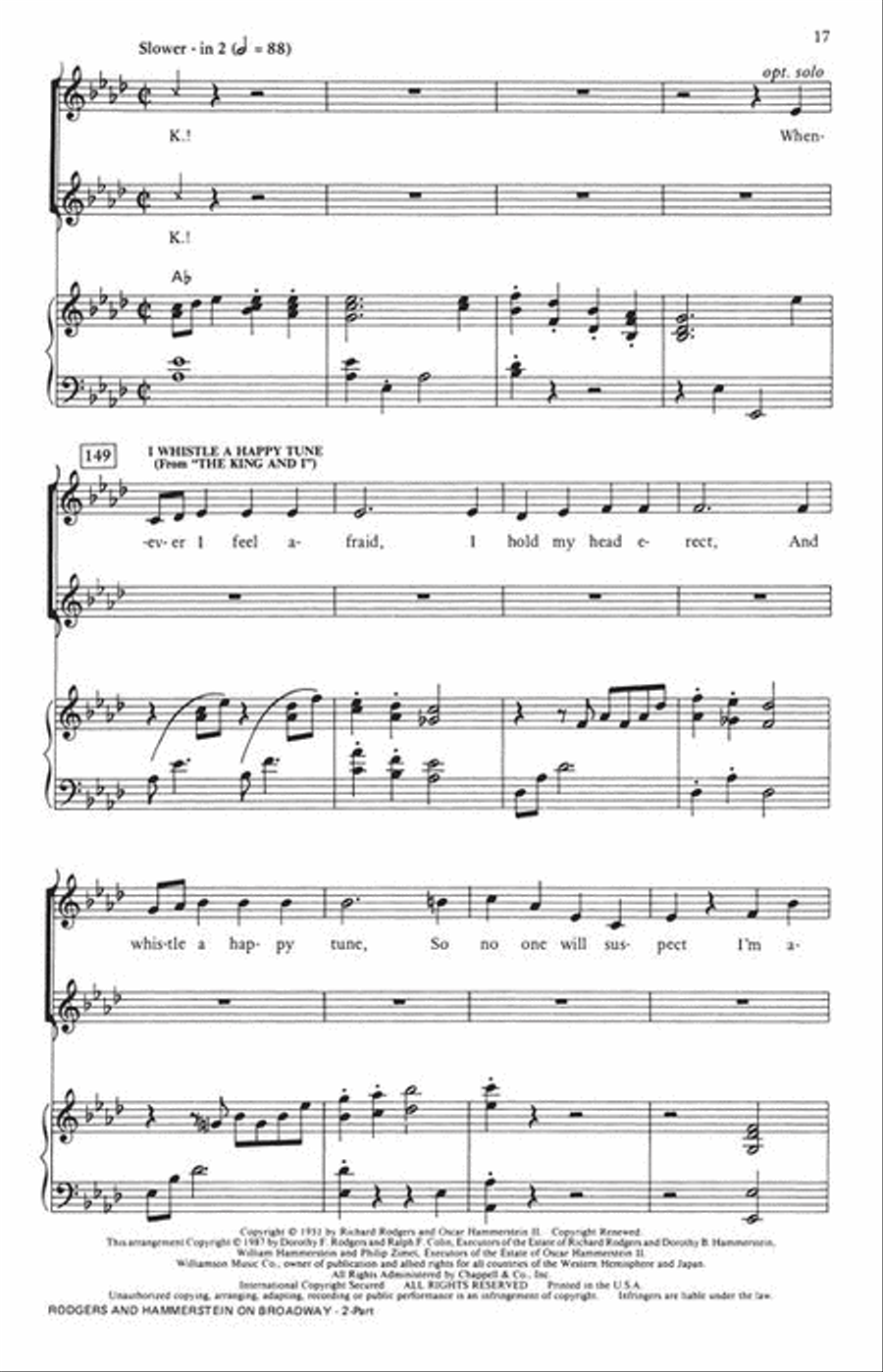 Rodgers and Hammerstein on Broadway (Medley) 2-Part scores gallery preview page 5