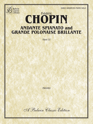 Book cover for Andante Spianato And Grande Polonaise Brillante, Opus 22