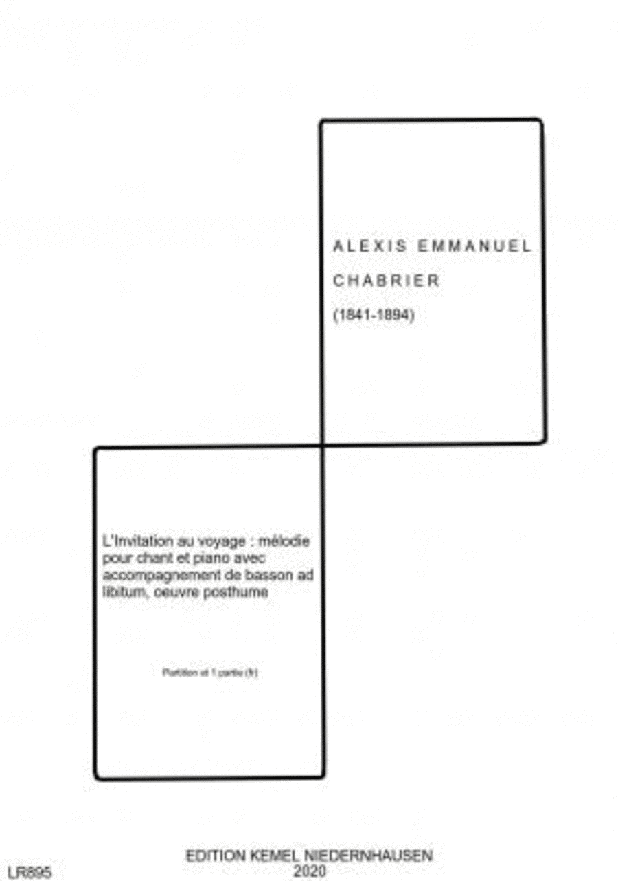 L'invitation au voyage Bassoon scores gallery preview page 1