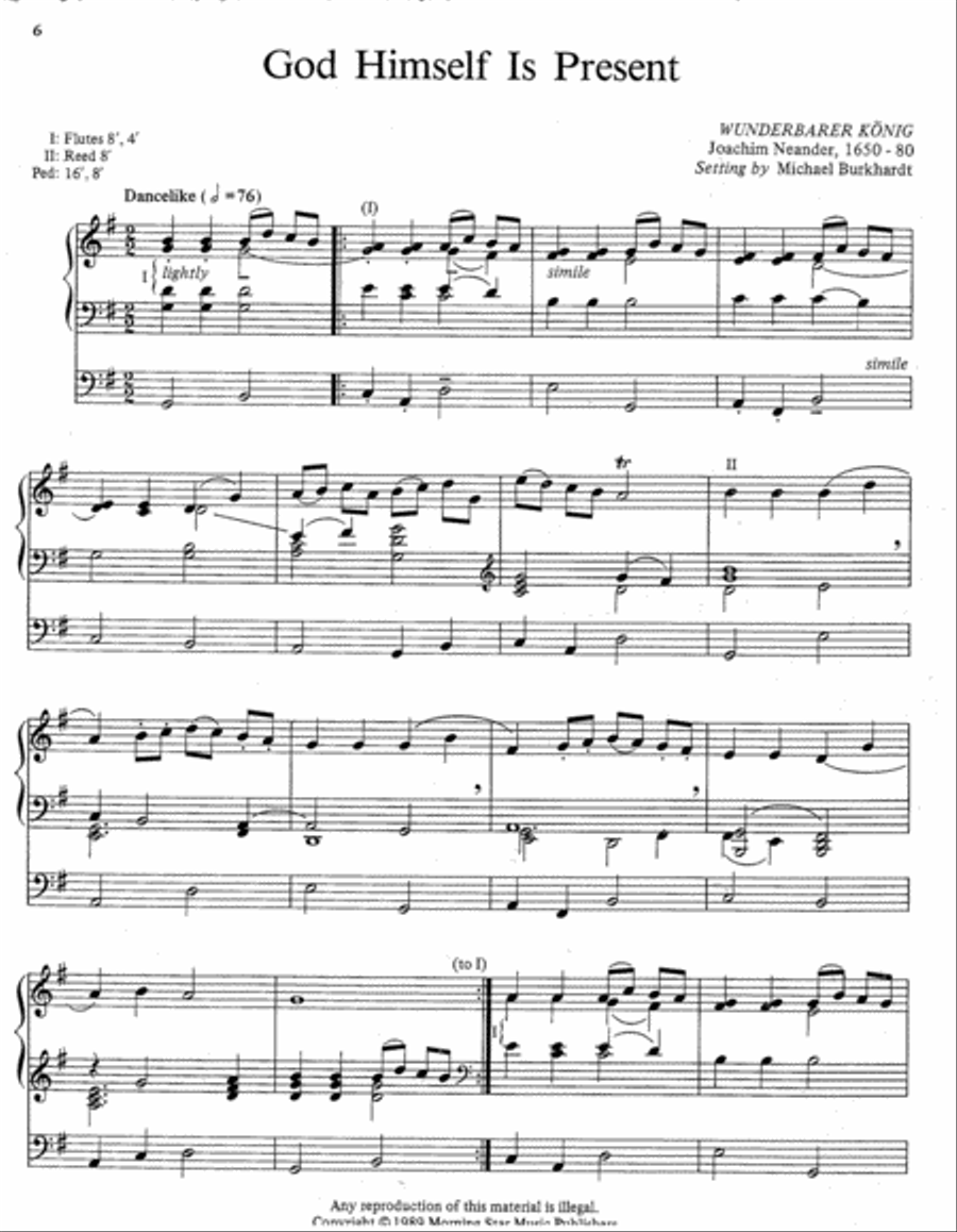 Praise and Thanksgiving, Set 2 Organ scores gallery preview page 3