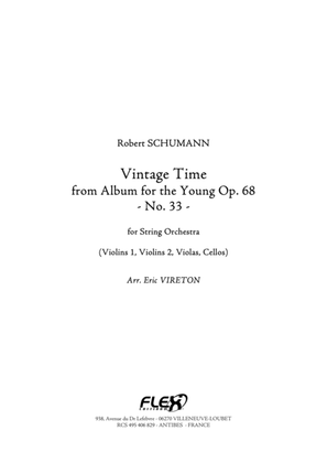 Vintage Time - from Album for the Young Opus 68 No. 33