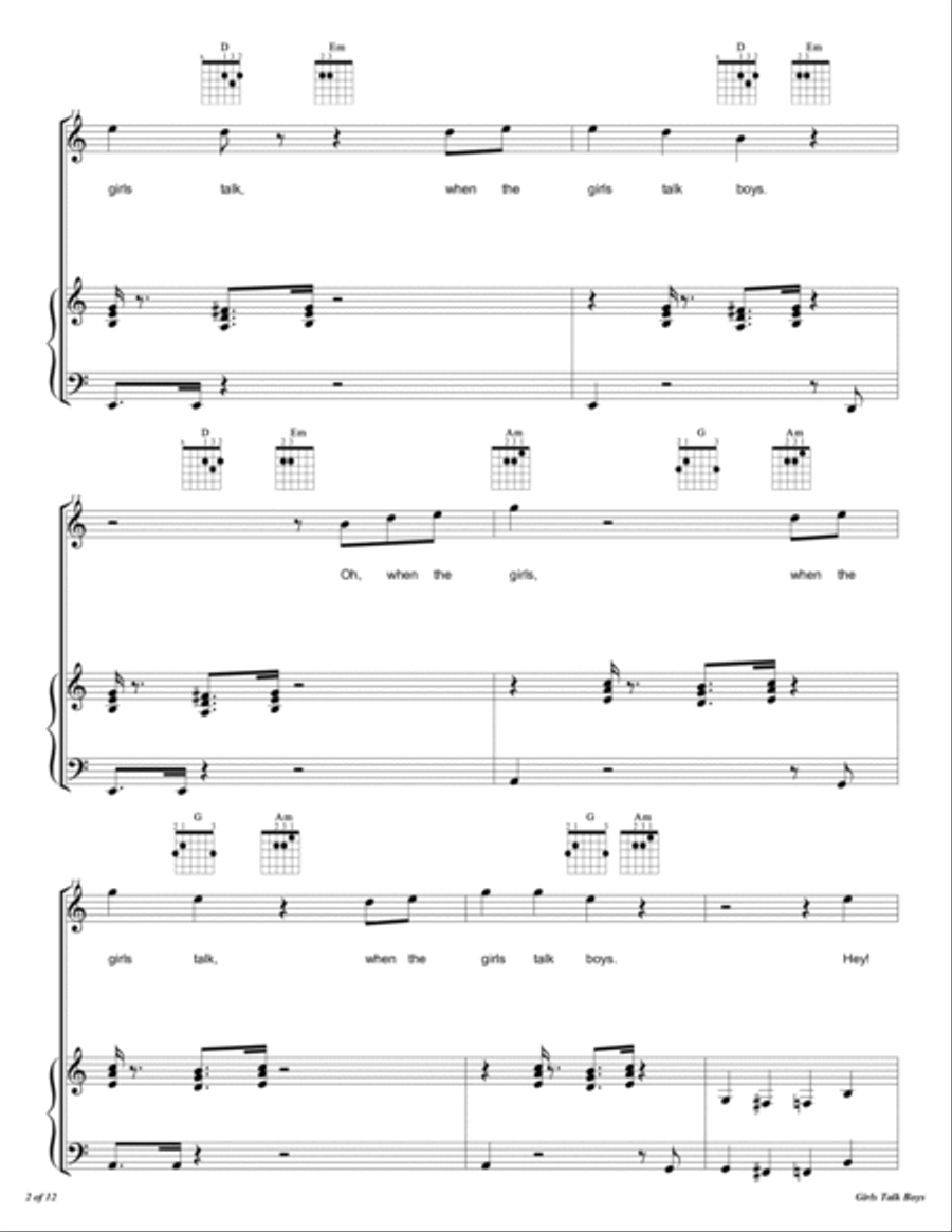 Girls Talk Boys Voice scores gallery preview page 3
