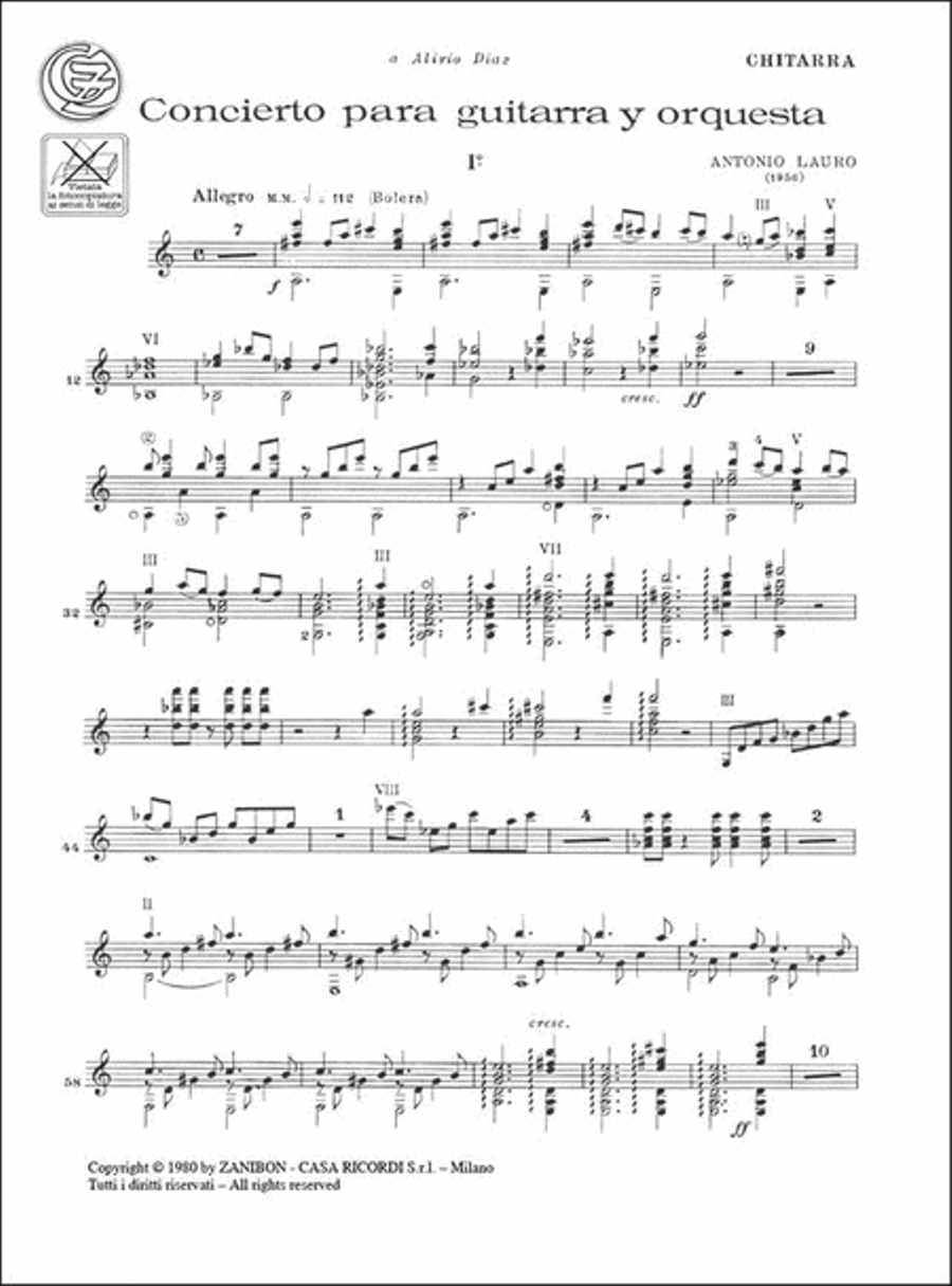 Concierto Para Guitarra Y Orquesta Lute scores gallery preview page 3
