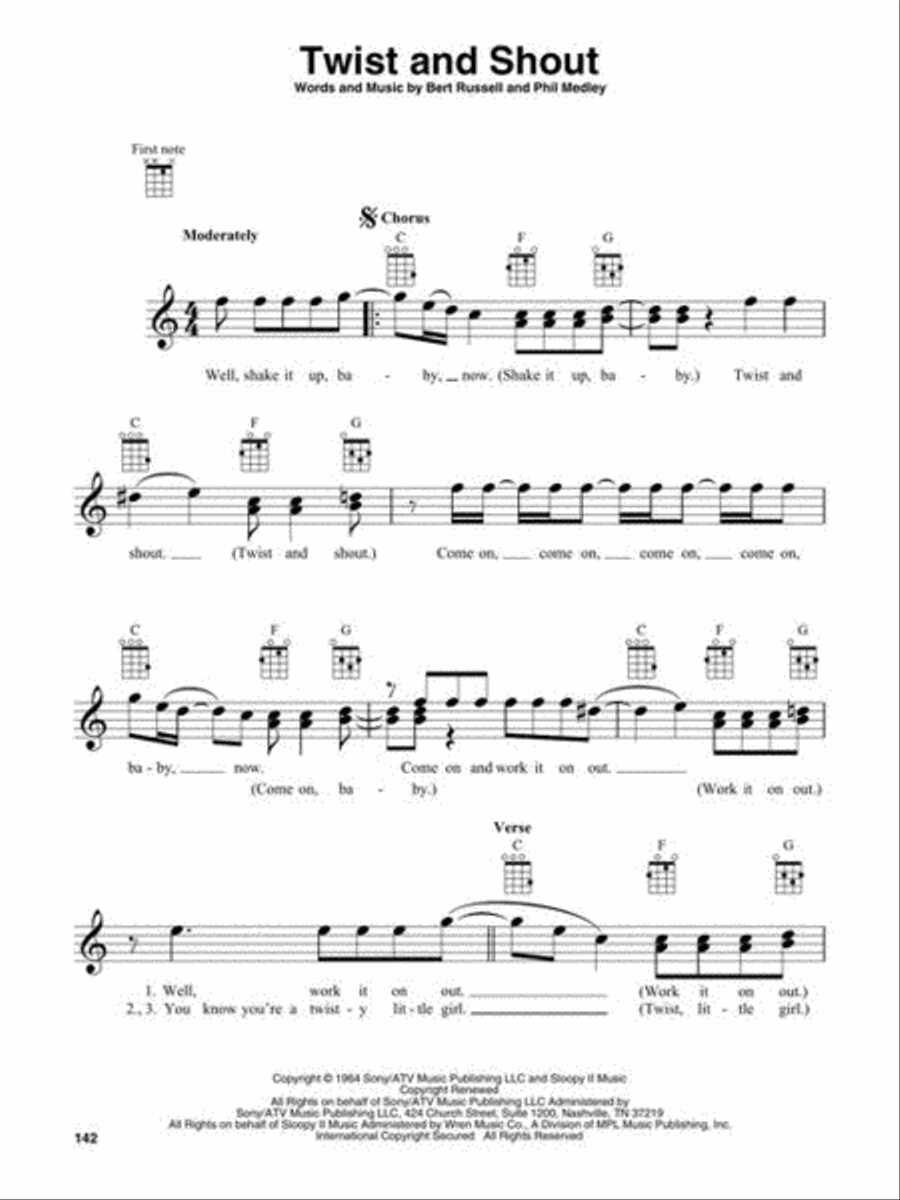 First 50 Songs by the Beatles You Should Play on Ukulele Ukulele scores gallery preview page 8