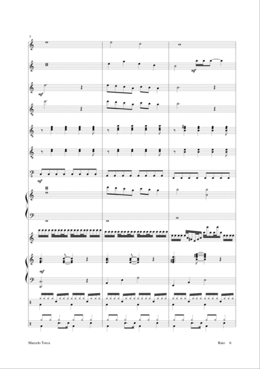 Raio Raio Jazz Ensemble scores gallery preview page 6