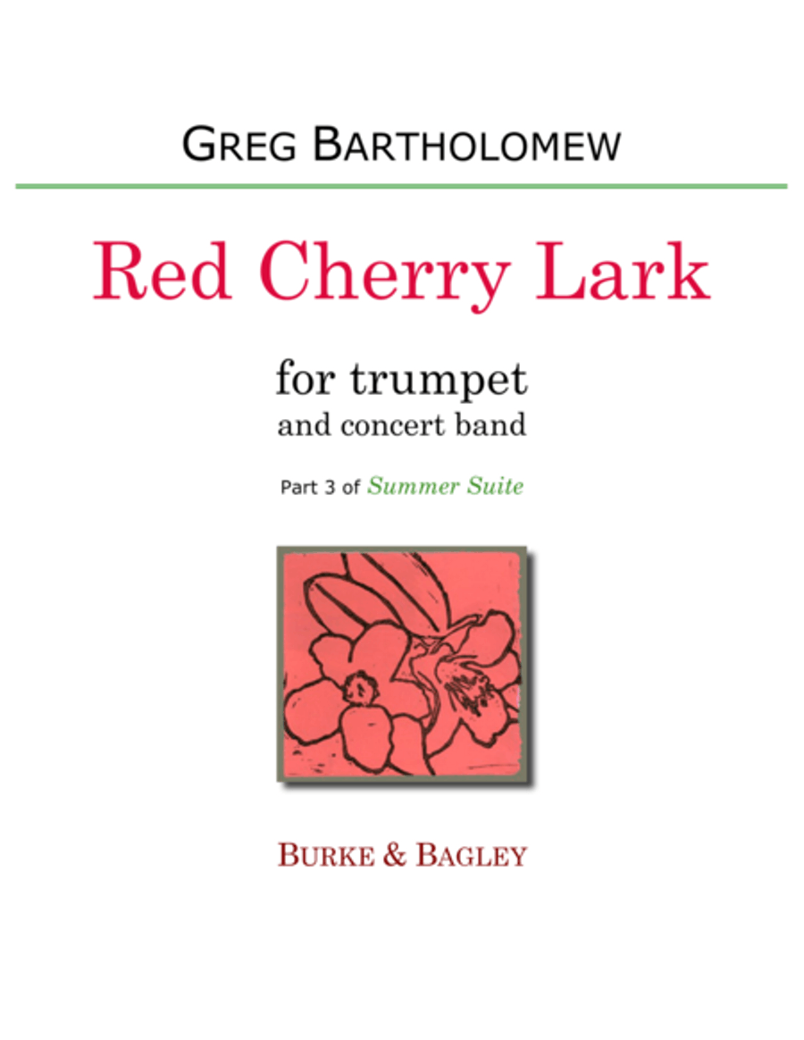 Red Cherry Lark (trumpet & concert band) Concert Band scores gallery preview page 1