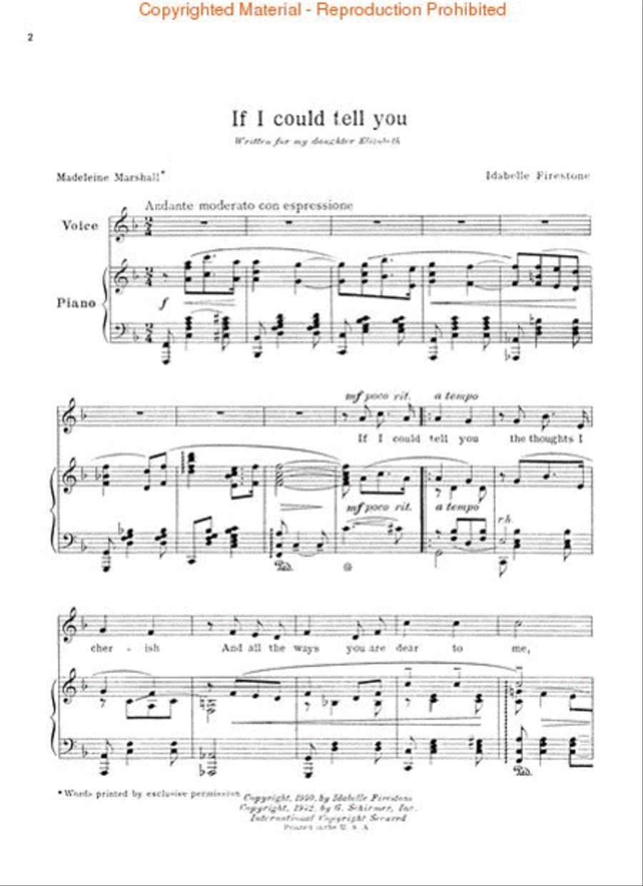If I Could Tell You Voice scores gallery preview page 2