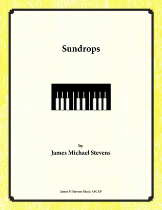 Book cover for Sundrops - Piano Solo
