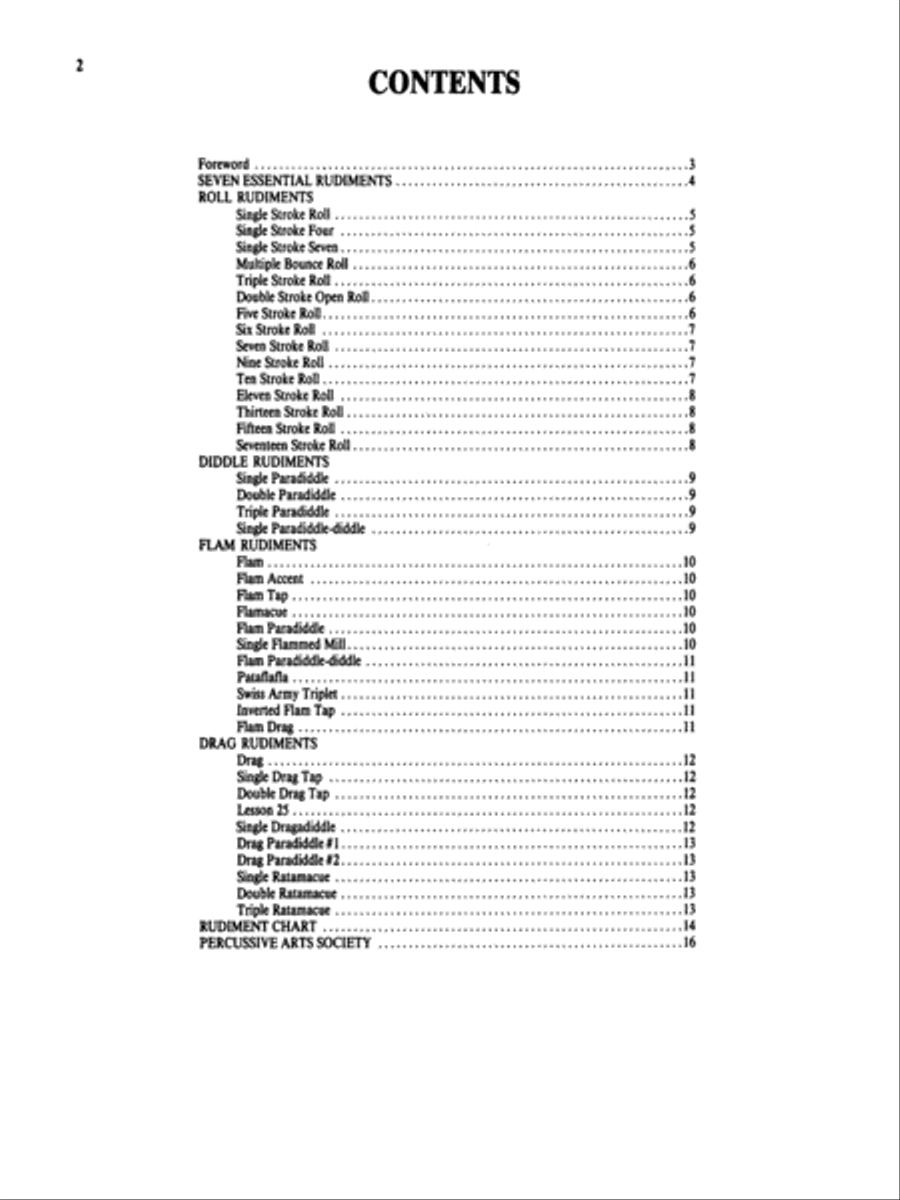 International Drum Rudiments (Book/CD) Percussion scores gallery preview page 2