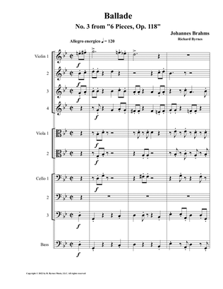 Ballade, Op. 118 (String Orchestra)