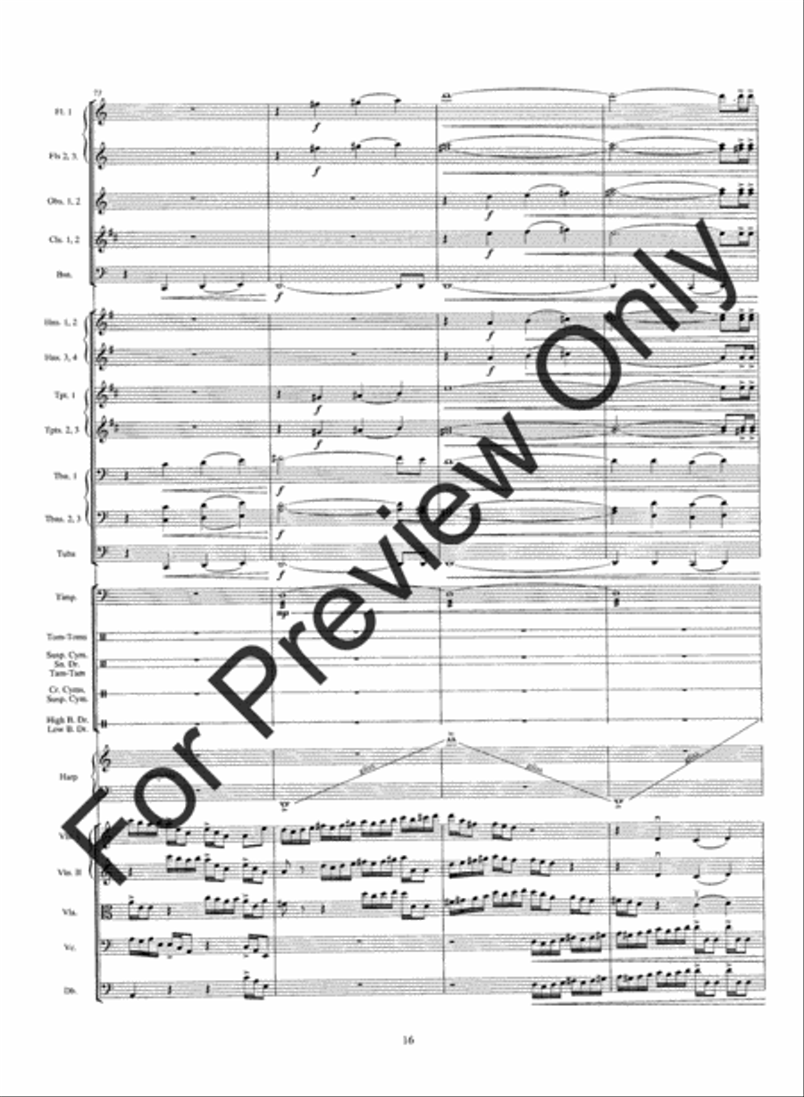 Warrior's Run String Orchestra scores gallery preview page 19