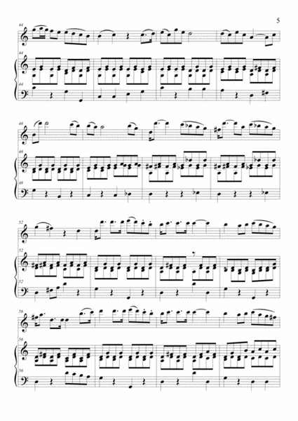 SERENADE Op. 3 N. 5 F.J. Haydn Arr. for Violin and Piano image number null