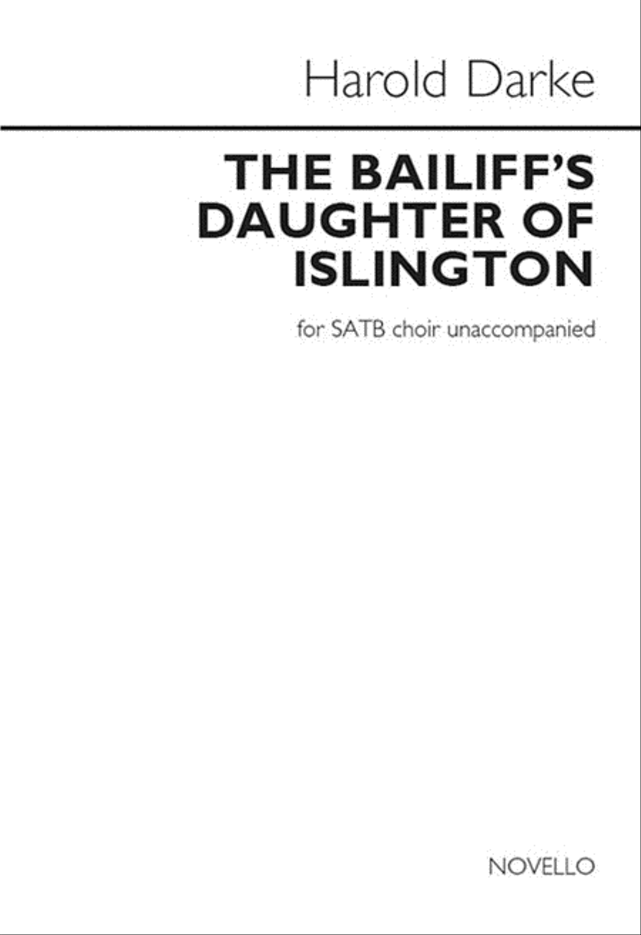 The Bailiff's Daughter of Islington 4-Part scores gallery preview page 1