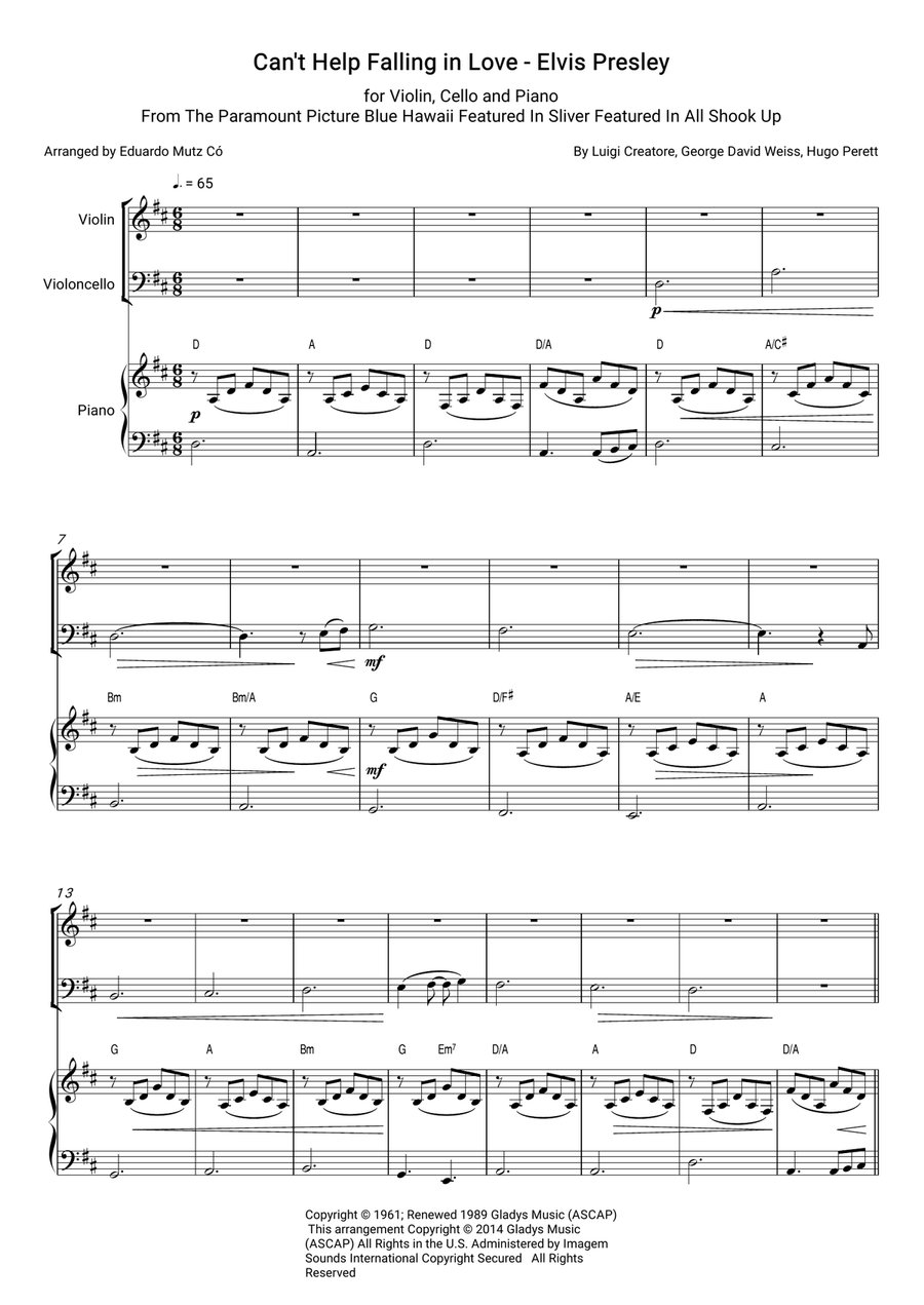 Can't Help Falling In Love