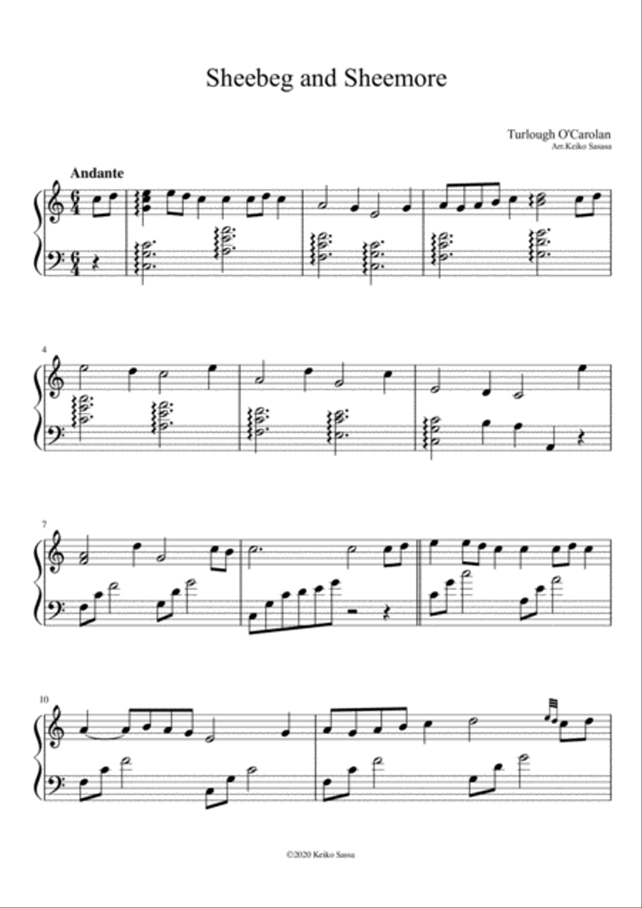Sheebeg and Sheemore Harp scores gallery preview page 2