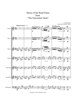 Book cover for Dance of the Reed Flutes from the Nutcracker Suite