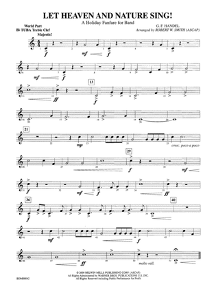 Let Heaven and Nature Sing!: WP B-flat Tuba T.C.