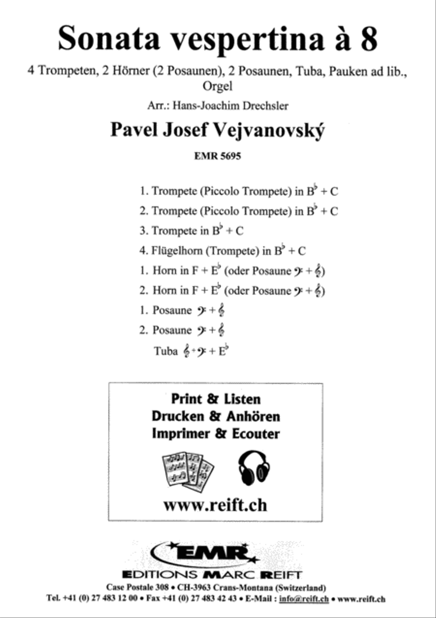 Sonata Vespertina a 8 Brass Ensemble scores gallery preview page 2