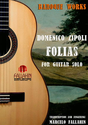 FOLIAS - DOMENICO ZIPOLI - FOR GUITAR SOLO