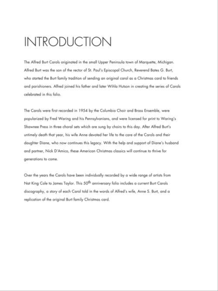 The Alfred Burt Christmas Carols Piano, Vocal, Guitar scores gallery preview page 3