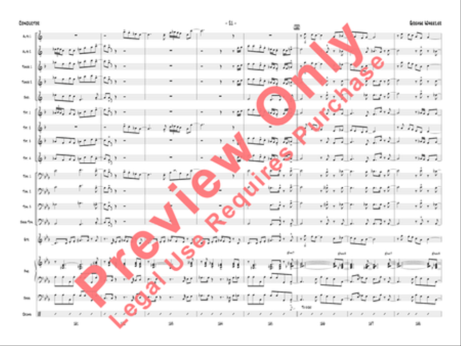 Grease Wheezer Jazz Ensemble scores gallery preview page 24