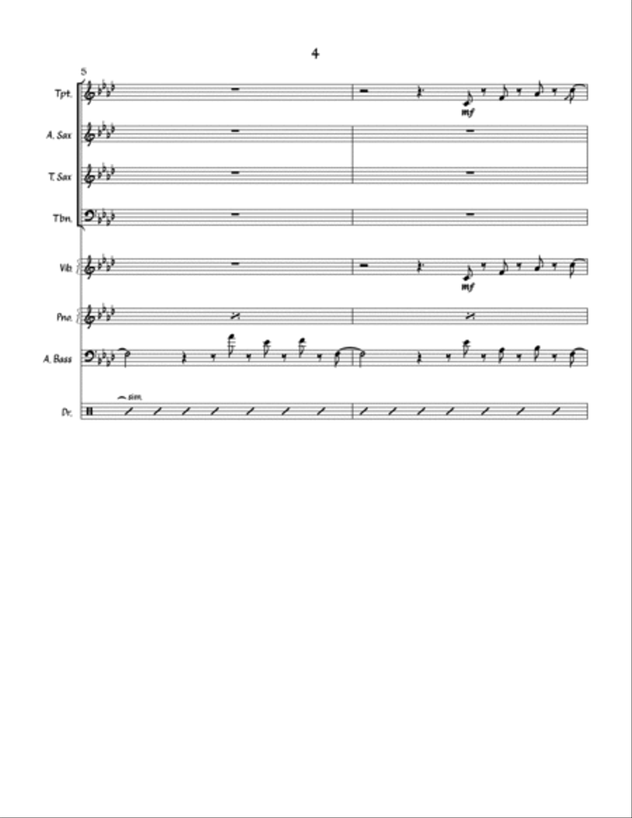 Song For My Father Tenor Saxophone scores gallery preview page 4
