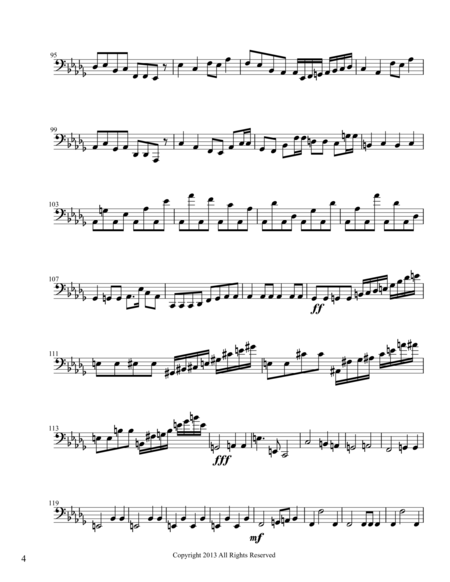 March Slave Trombone Quartet Part 4
