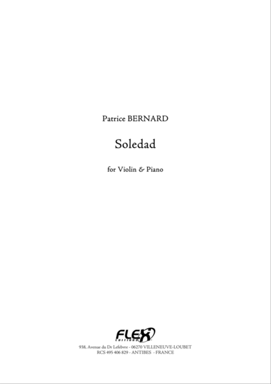 Soledad Soledad Violin Solo scores gallery preview page 1